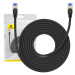 Kabel Baseus Braided network cable cat.7 Ethernet RJ45, 10Gbps, 8m (black)