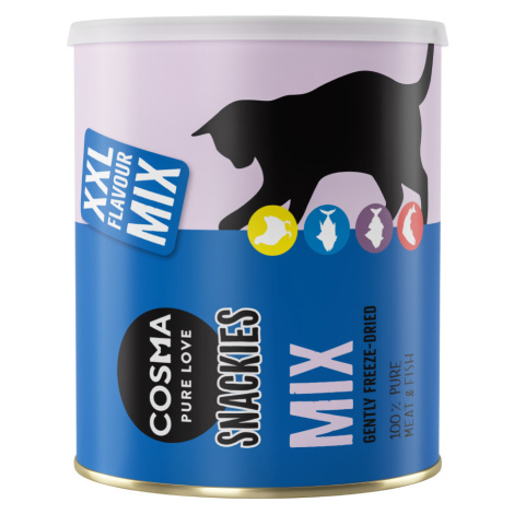 Výhodné balení Cosma snackies XXL kousky Maxi Tube - 3 x mix, 4 druhy (480 g)