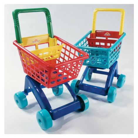 Dohány dětský nákupní vozík 5022 modrý/červený DOHÁNY