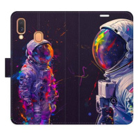 iSaprio Flip pouzdro Neon Astronaut 02 pro Samsung Galaxy A40