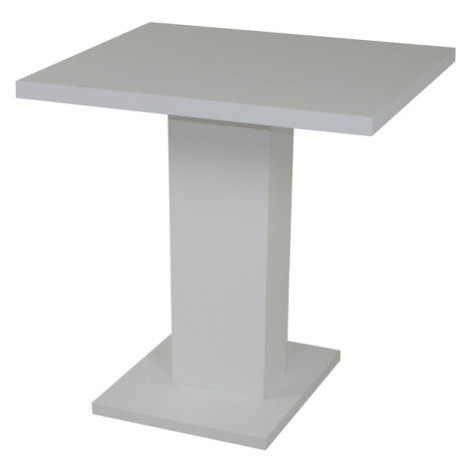 Jídelní stůl SHIDA bílá, šířka 90 cm