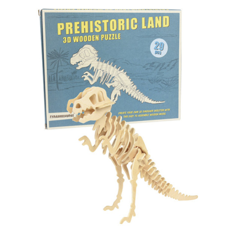Rex London 3D dřevěné puzzle Dinosaurus