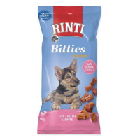 Pochoutka RINTI Extra Bitties Puppy kuře + kachna 75 g