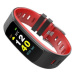 Fitness náramek Umax U-Band 116HR (UB513) / 0,96" (2,4 cm) / Bluetooth 4.0 / černá/červená/zelen