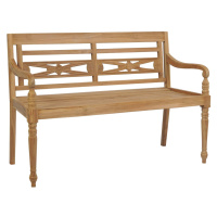 vidaXL Lavice Batavia 120 cm teak