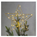 STAR TRADING LED špička stromu Topsy, 3D hvězda na baterie