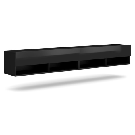 Vivaldi Závěsný TV stolek DERBY 280 cm černý