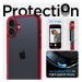 Spigen Ultra Hybrid kryt iPhone 16 red crystal