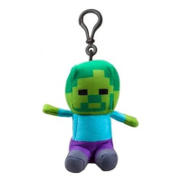 Plyšák s klipem Minecraft - Zombie, 13 cm