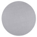 Hanse Home Collection koberce Kusový koberec Nasty 101595 Silber kruh Rozměry koberců: 133x133 (