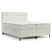 Krémová boxspring postel s úložným prostorem 140x200 cm Urbaneo – Maison de Rêve