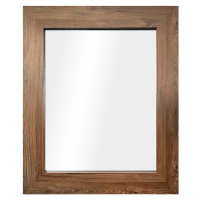 Nástěnné zrcadlo v hnědém rámu Styler Jyvaskyla, 60 x 86 cm