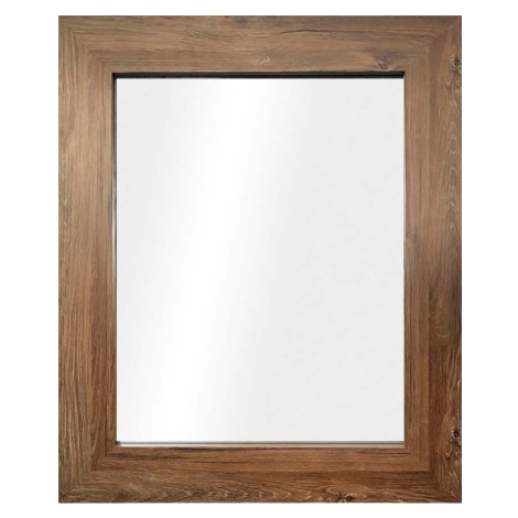 Nástěnné zrcadlo v hnědém rámu Styler Jyvaskyla, 60 x 86 cm