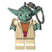 Lego led klíčenka star wars yoda, figurka 7 cm