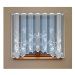 MyBestHome Dekorační žakárová záclona s řasící páskou MISHEL 160 bílá 300x160 cm