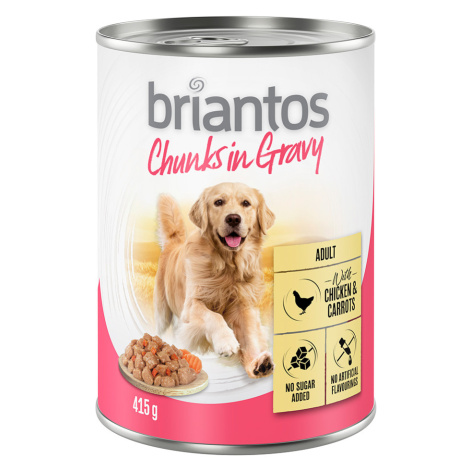 Briantos Chunks in Gravy 6 x 415 g - kuřecí s mrkví