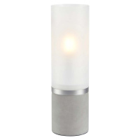 Bílo-šedá betonová stolní lampa (výška 30 cm) Molo – Markslöjd