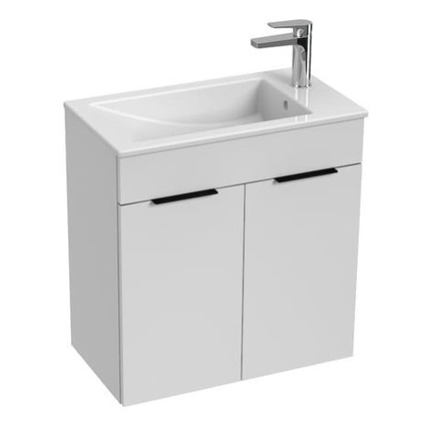 Jika Cube koupelnová skříňka s umyvadlem 60,5x34x62,2 cm bílá h4536311763001 5363.1.176.300.1