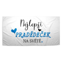 Sablio Ručník Nejlepší pradědeček na světě - 50x100 cm