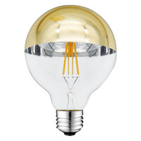 LED Žárovka G95 E27 Galf Golden Glass 4W Teplá bílá