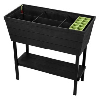 Samozavlažovácí truhlík Keter Urban Bloomer / 82 x 38 x 78 cm / 48 l / plast / antracitová Varia