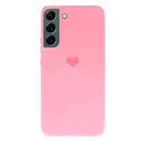 Vennus Valentýnské pouzdro Heart pro Samsung Galaxy S22 Plus - růžové