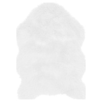 Bílá umělá kožešina Tiseco Home Studio Sheepskin, 60 x 90 cm