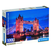 Clementoni 39772 - Puzzle 1000 Tower bridge at night