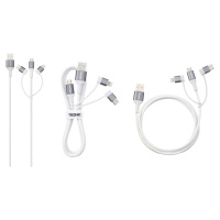 Tronic® Nabíjecí a datový kabel 3v1 (bílá)