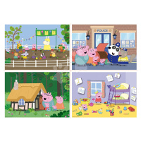 Puzzle Peppa Pig Multi 4 Junior Educa 20-40-60-80 dílků od 4 let