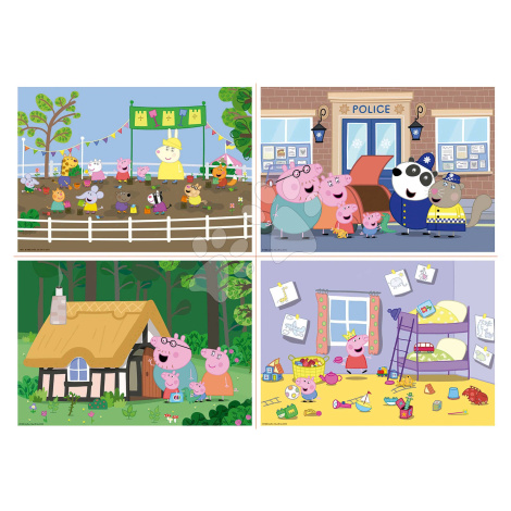 Puzzle Peppa Pig Multi 4 Junior Educa 20-40-60-80 dílků od 4 let