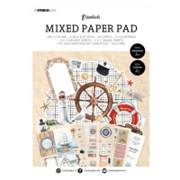 Kreativní blok Mixed Paper Pad, A5 – Léto u moře Aladine