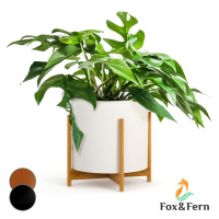 Fox & Fern Zeist, stojany na květiny, 2 výšky, kombinovatelné, zástrčný design, přírodní