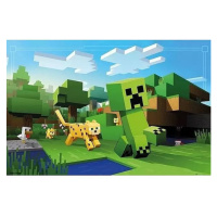 Plakát Minecraft - Ocelot Chase