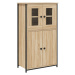 vidaXL Skříň highboard dub sonoma 62 x 32 x 106,5 cm kompozitní dřevo