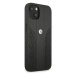 BMW BMHCP13SRSPPK hard silikonové pouzdro iPhone 13 Mini 5.4" black Leather Curve Perforate