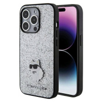 Karl Lagerfeld KLHCP15XGCNPSG pouzdro pro iPhone 15 Pro Max 6.7 stříbrné