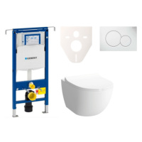 Cenově zvýhodněný závěsný WC set Geberit do lehkých stěn / předstěnová montáž+ WC VitrA VitrA Sh