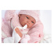 Llorens 73860 NEW BORN HOLČIČKA - realistická panenka miminko s celovinylová tělem - 40cm