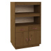 vidaXL Skříň highboard medově hnědá 67x40x108,5 cm masivní borovice