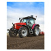 Jerry Fabrics traktor červený, 120×150 cm