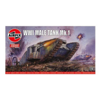 Classic Kit VINTAGE tank A01315V - WWI Male Tank Mk.I (1:76)