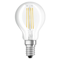 LED žárovka LED E14 P45 CL 4W = 40W 470lm 6500K Studená 300° Filament OSRAM STAR