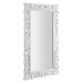 SAPHO SCULE zrcadlo ve vyřezávaném rámu 80x150cm, bílá IN328