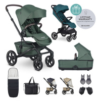 EASYWALKER Kočárek kombinovaný Jimmey Pine Green XXL RWS + Jackey XL Teal Green