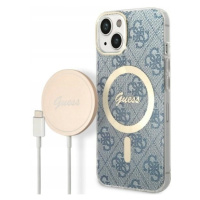 Guess GUBPP14MH4EACSB Case+ Charger iPhone 14 Plus 15 Plus 6.7 ni