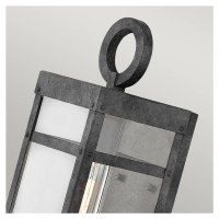 Quintiesse Venkovní nástěnné svítidlo Porter, černé, výška 33,6 cm