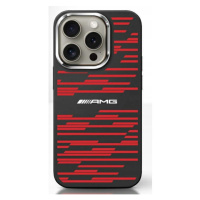 Pouzdro Amg pro iPhone 16 6.1 černá Silicone Graphics MagSafe