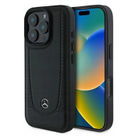 Pouzdro case kryt pouzdra Mercedes Leather Urban iPhone 16 Pro Max černé