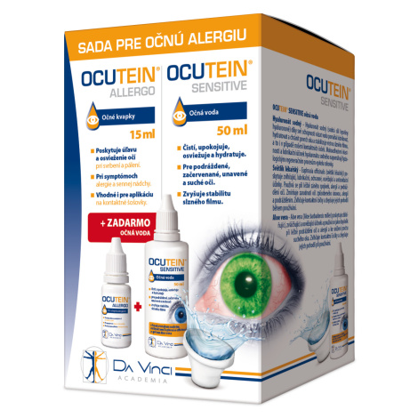 Ocutein Allergo oční kapky 15 ml + oční voda 50 ml ZDARMA